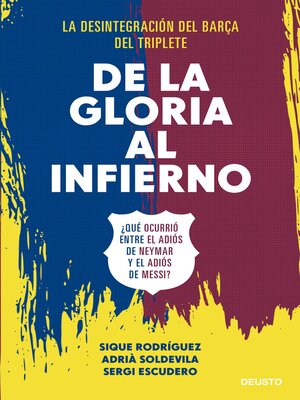 cover image of De la gloria al infierno